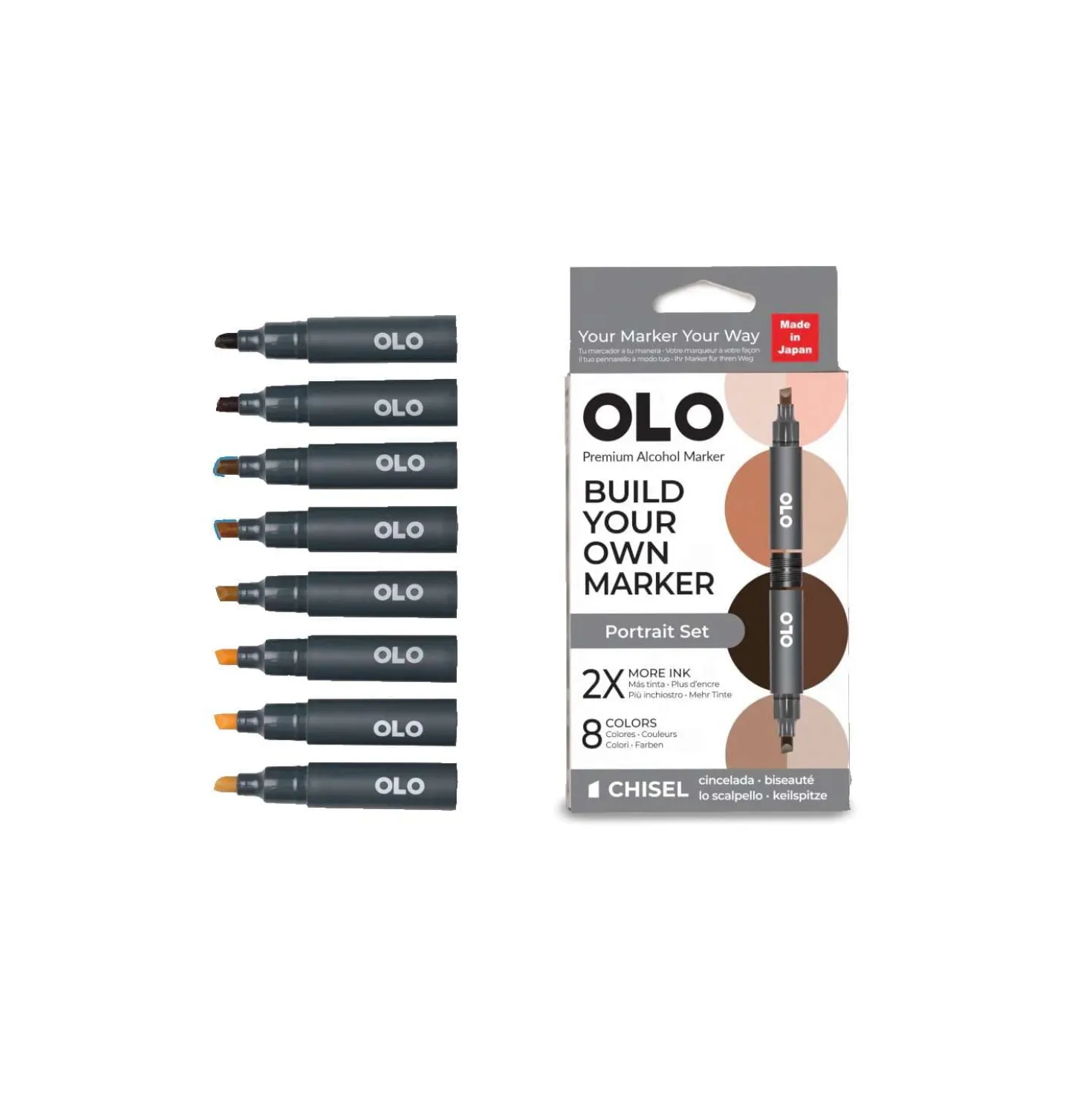 OLO™ Keilmarker, 8er-Sets