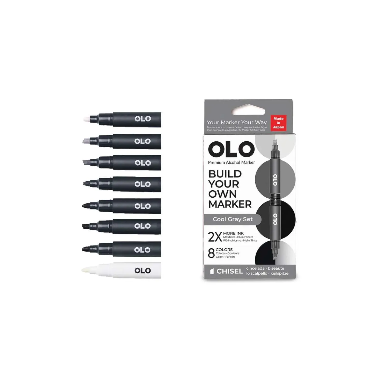 OLO™ Keilmarker, 8er-Sets