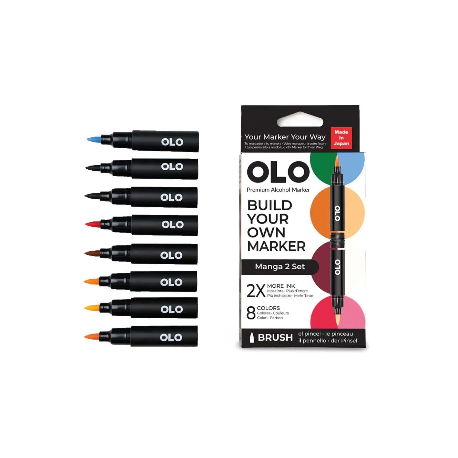OLO™ Pinselmarker, 8er-Sets