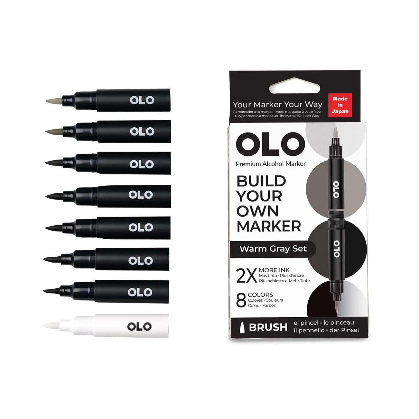 OLO™ Pinselmarker, 8er-Sets