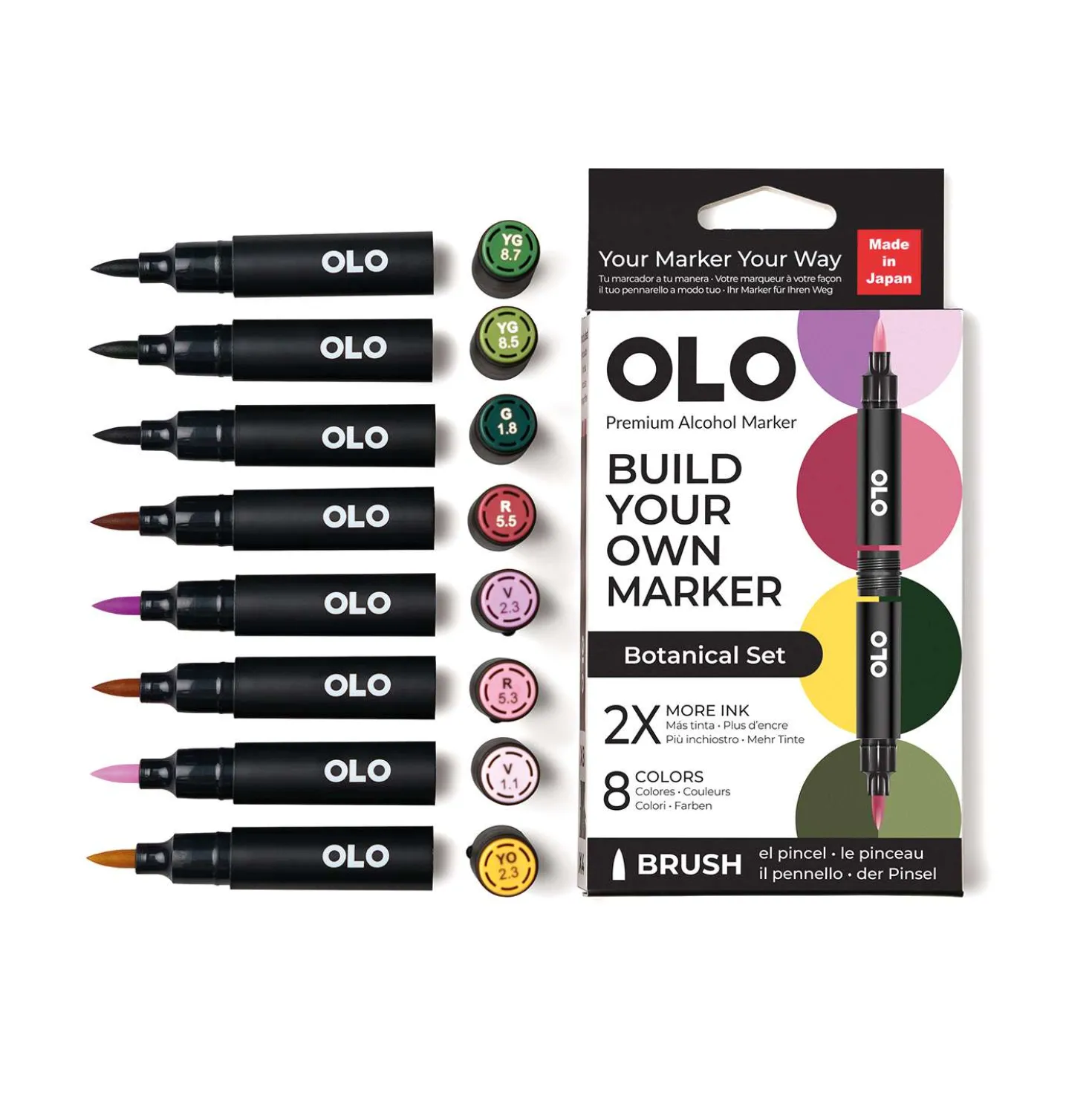 OLO™ Pinselmarker, 8er-Sets
