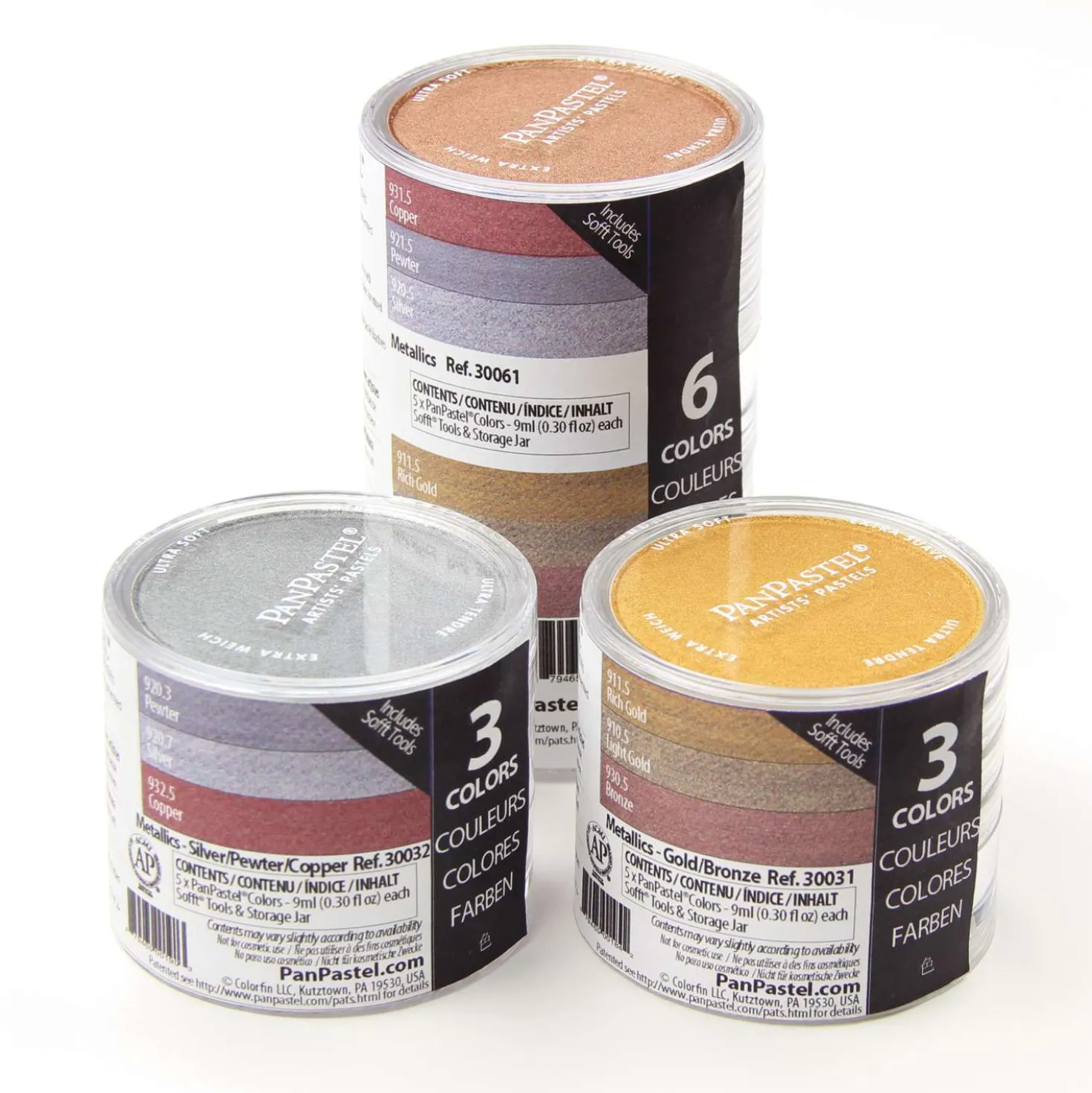 PanPastel™ Künstlerpastelle Metallic-Sets