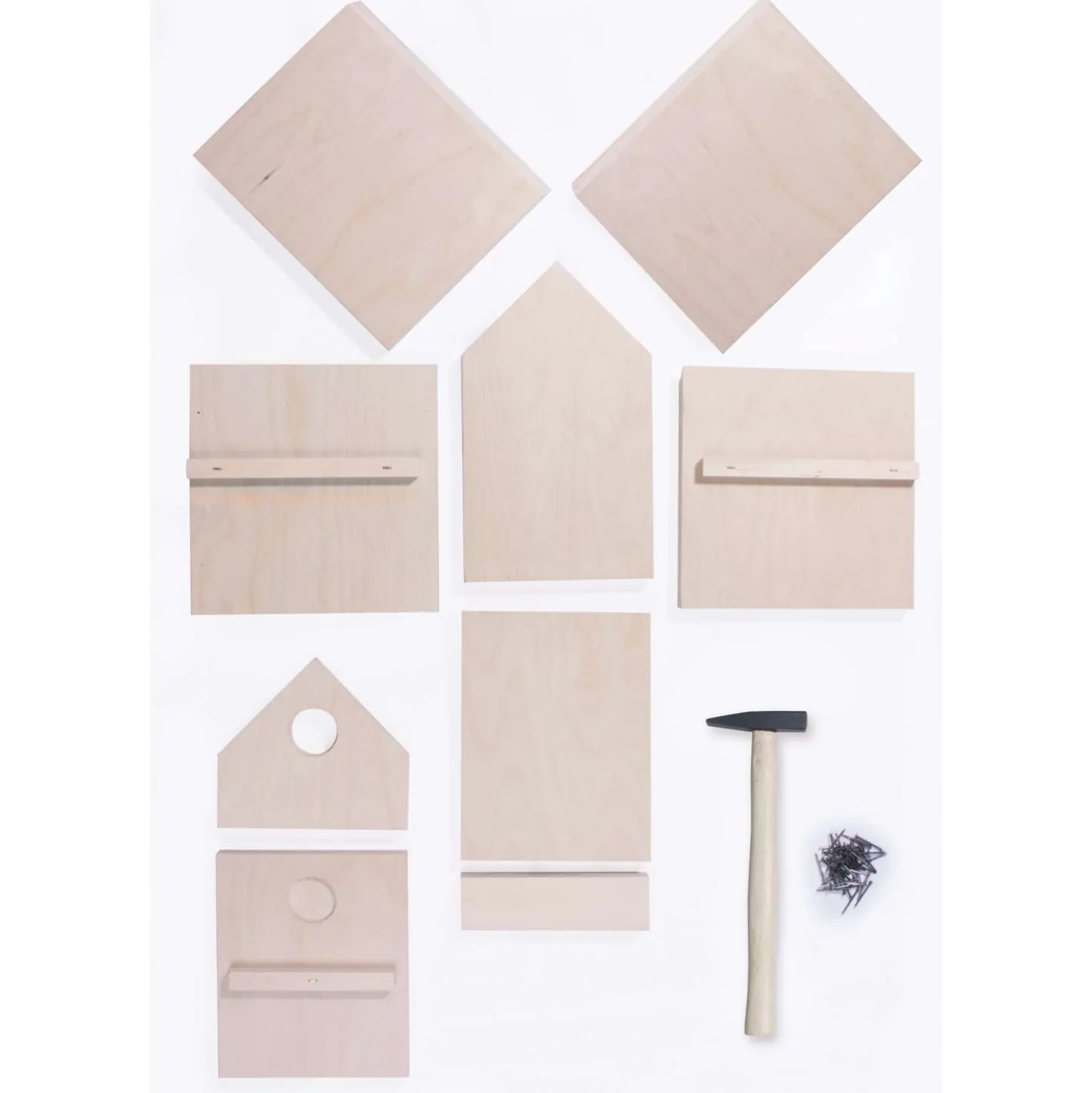 Pebaro Vogelhaus Holzbau-Set