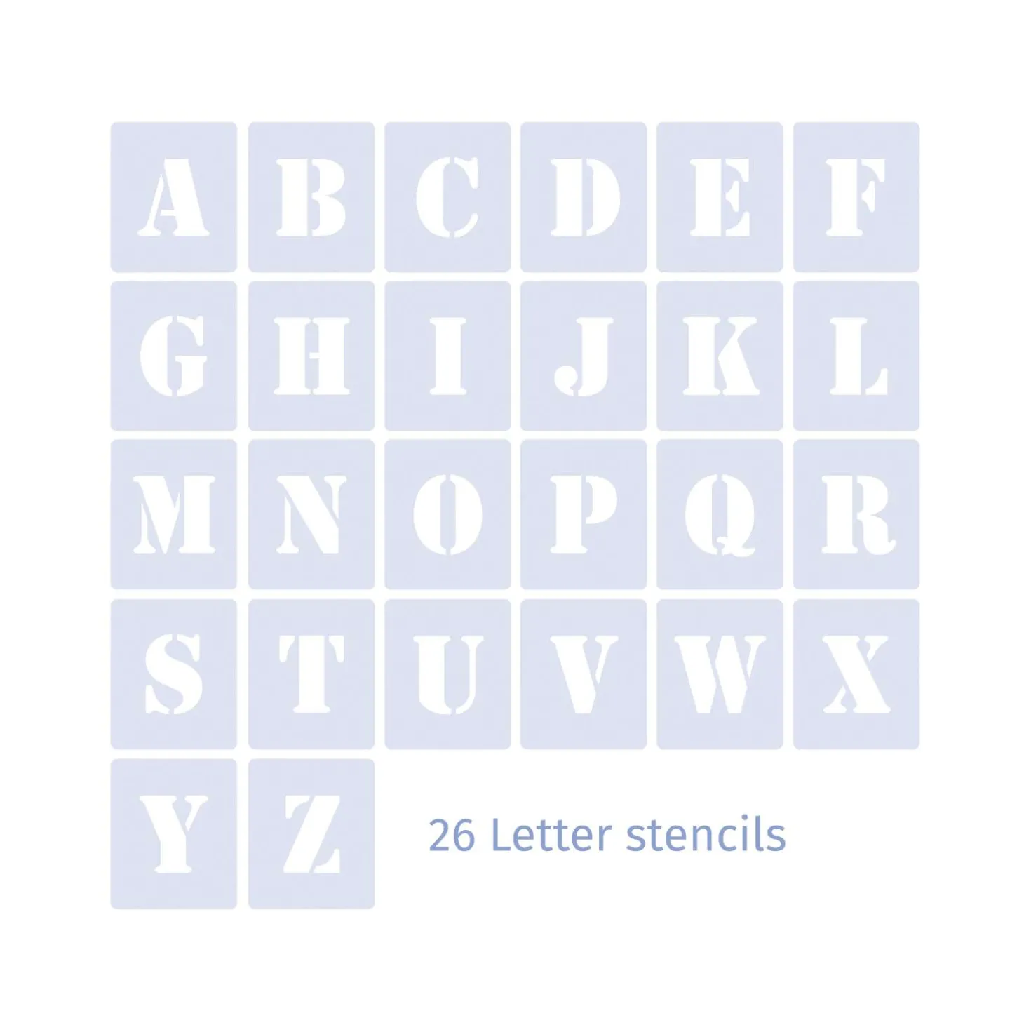 Qbix Alphabet Schablonen-Sets