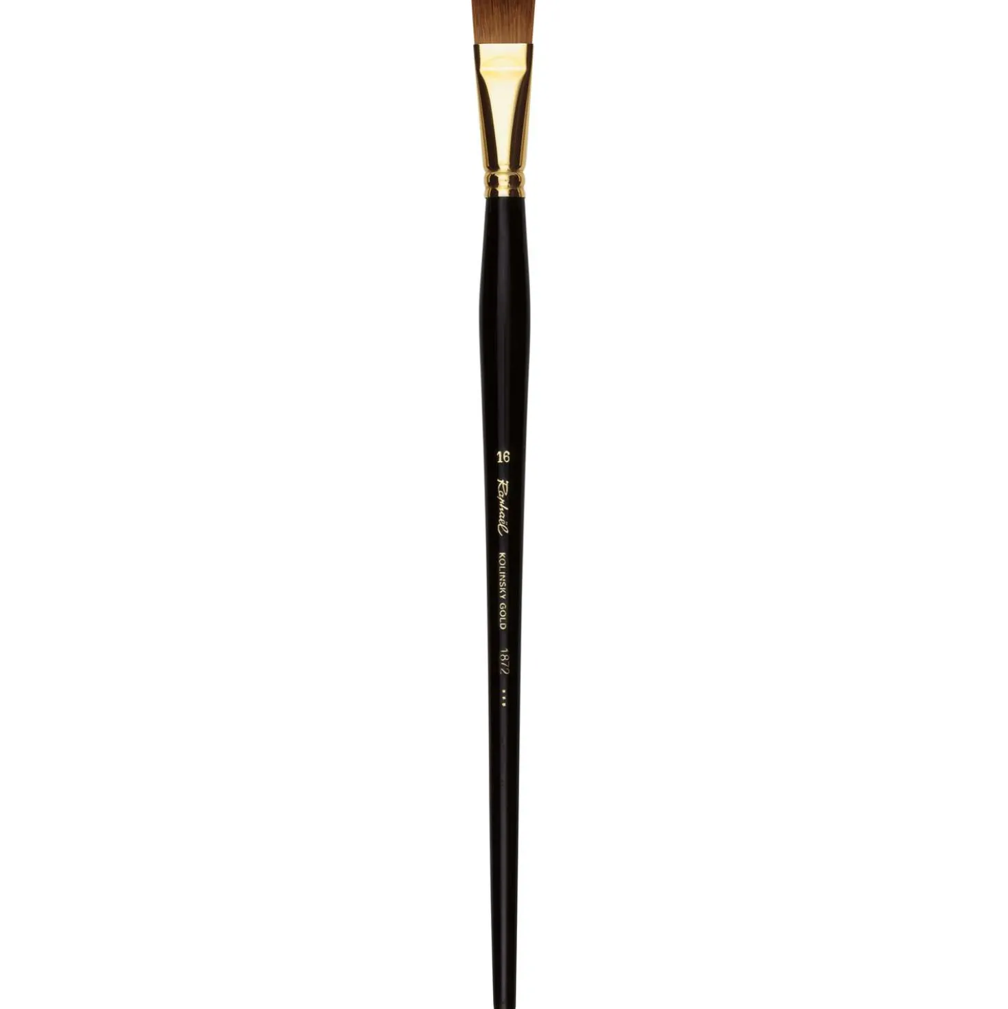 Raphaël® Serie 1872 Kolinsky Gold Flachpinsel