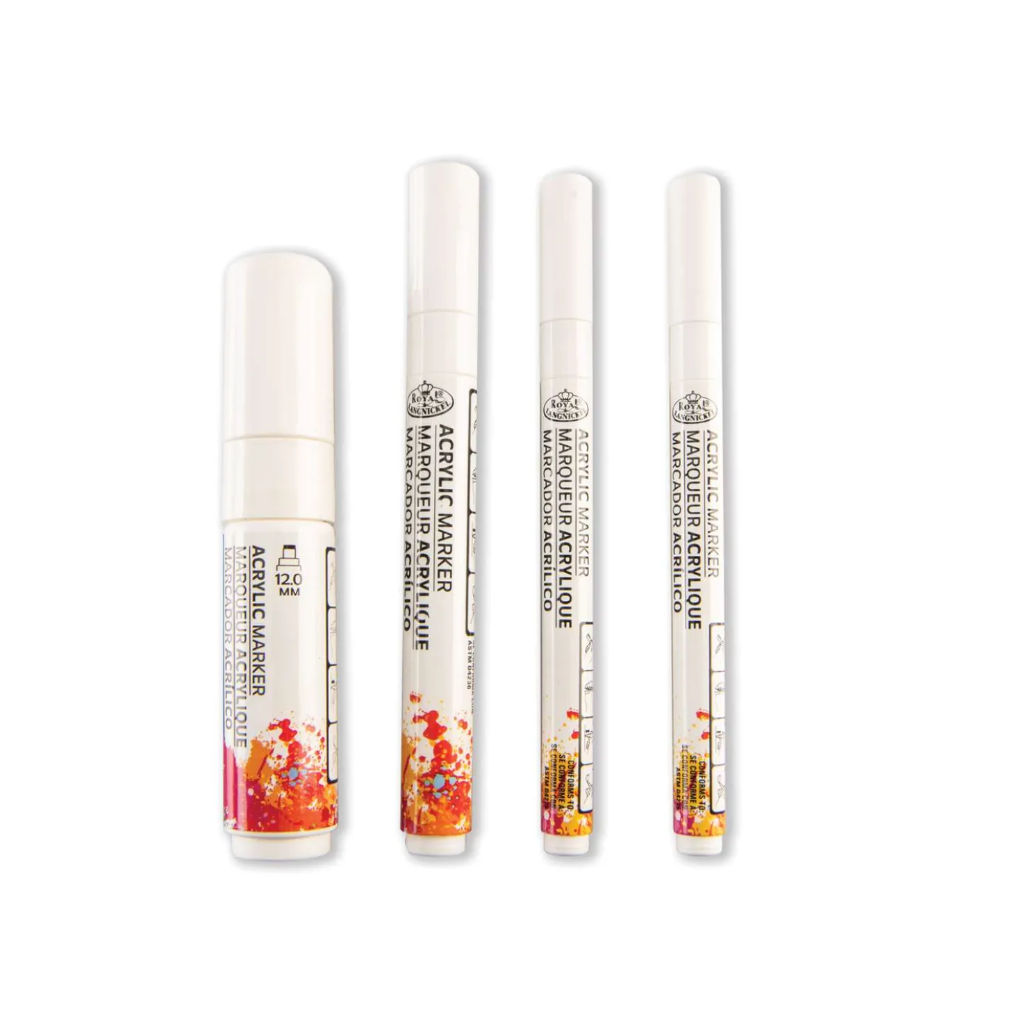 Royal & Langnickel® ACRYLIC MARKER – 4er Sets