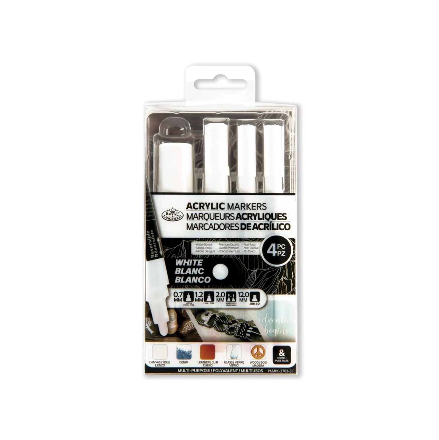 Royal & Langnickel® ACRYLIC MARKER – 4er Sets