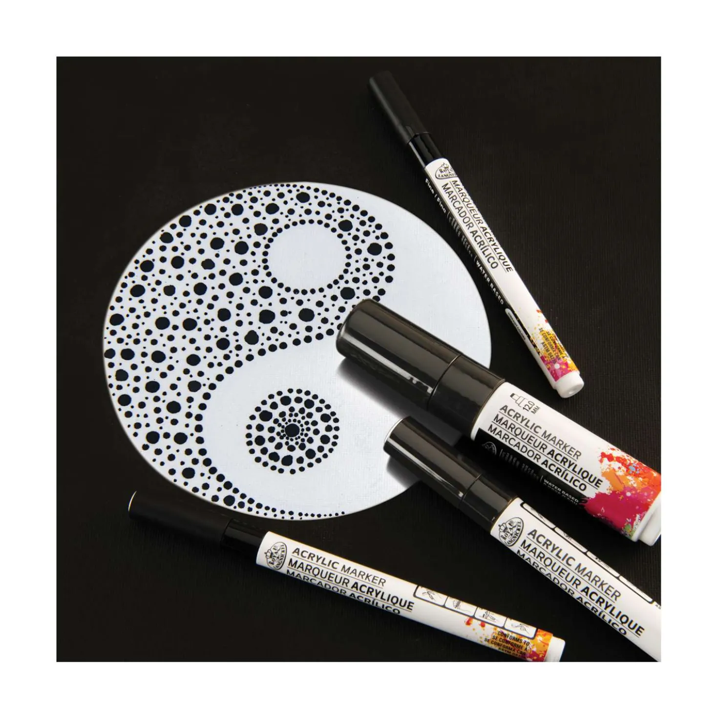 Royal & Langnickel® ACRYLIC MARKER – 4er Sets