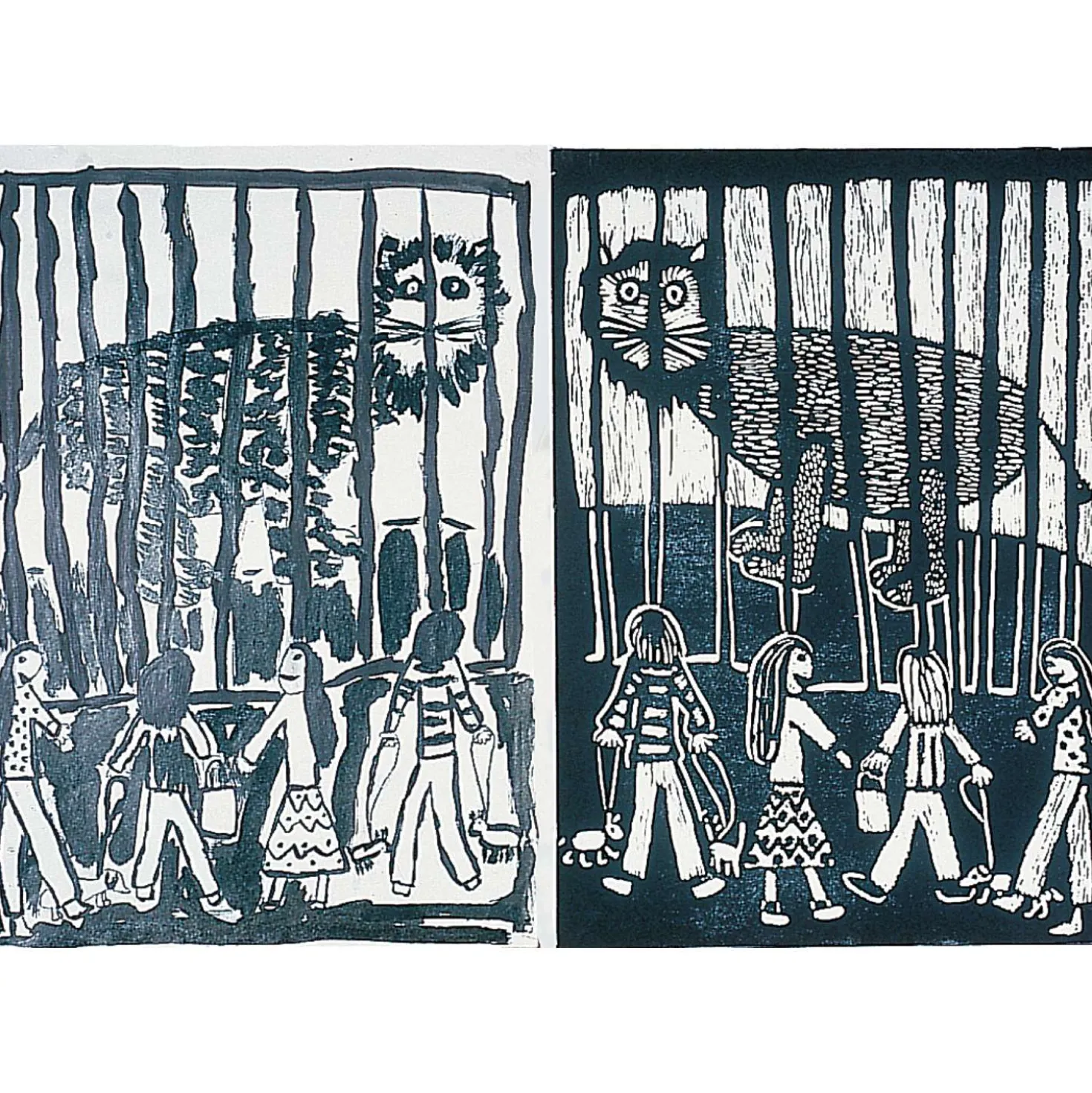 Schulkunst Druckgrafik