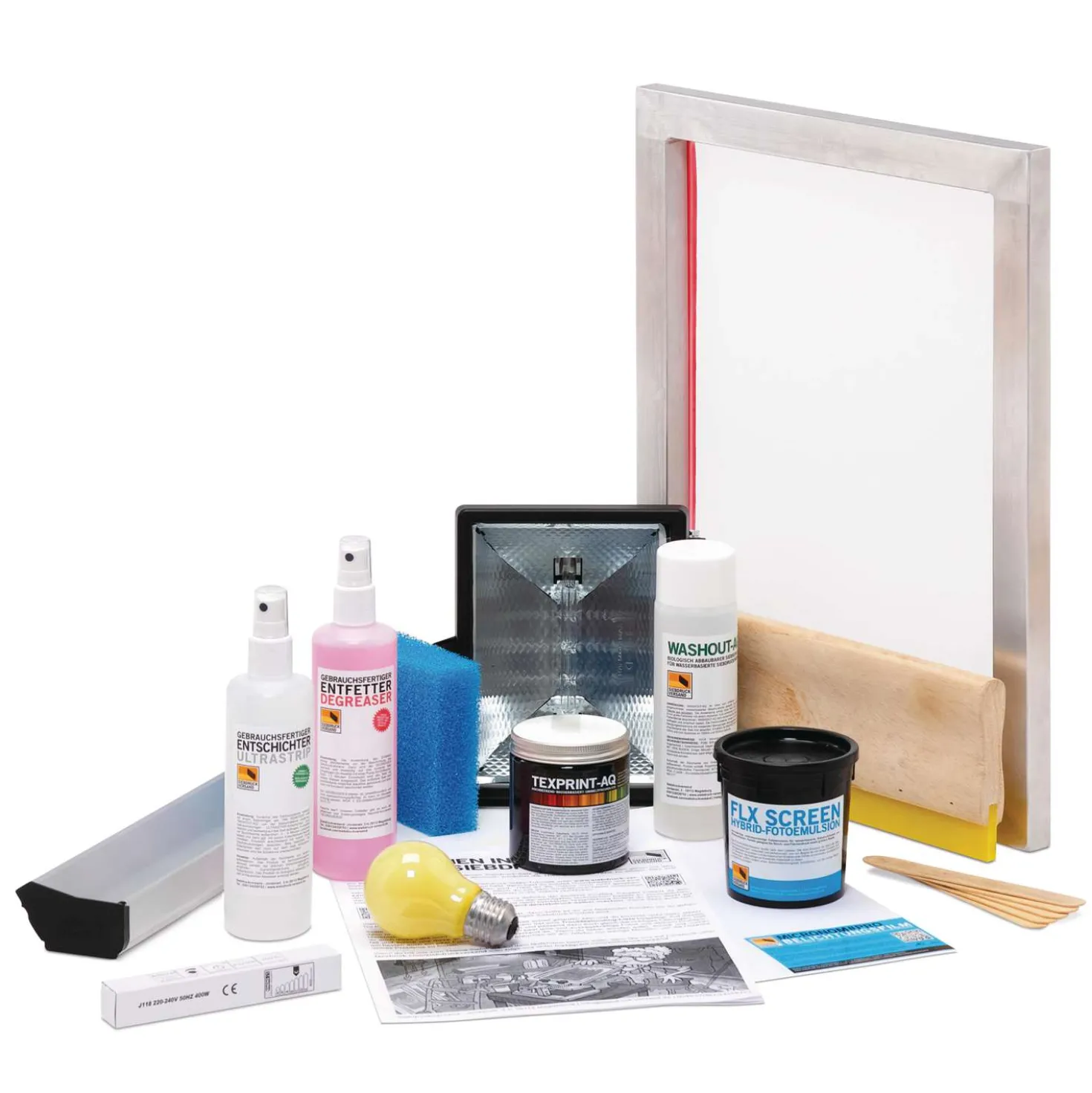 Siebdruck Set - BASIC für Textilien 1.0