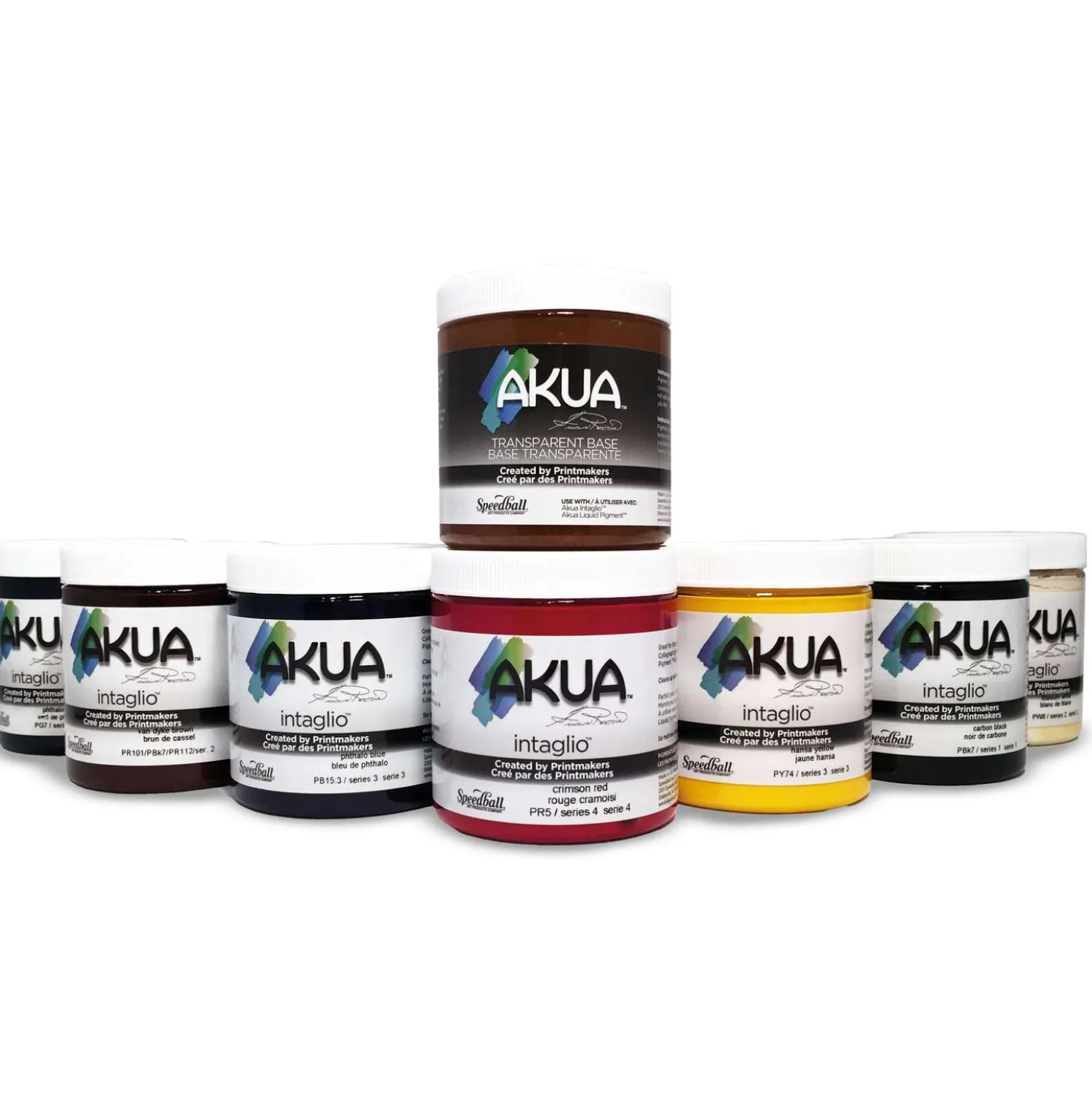 Speedball® AKUA Intaglio™ Ink Druckfarben-Set, 8 Farben