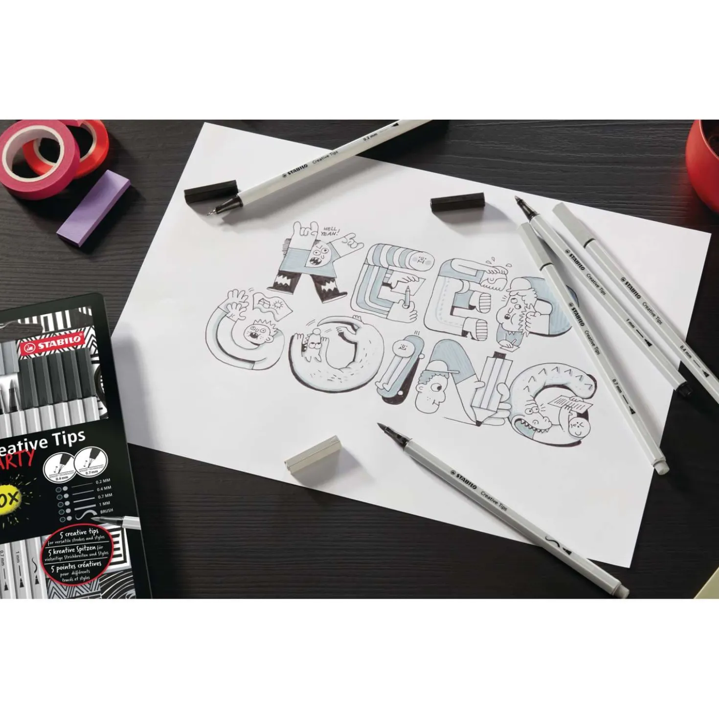 STABILO® ARTY Creative Tips Sets