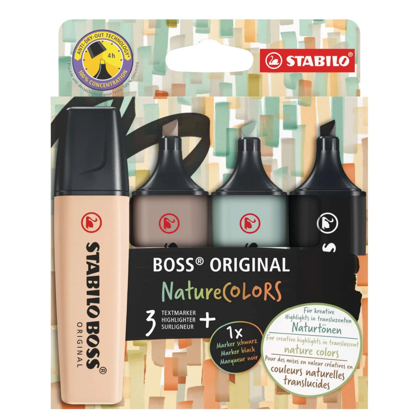 STABILO® BOSS® ORIGINAL NatureCOLORS Textmarker-Sets
