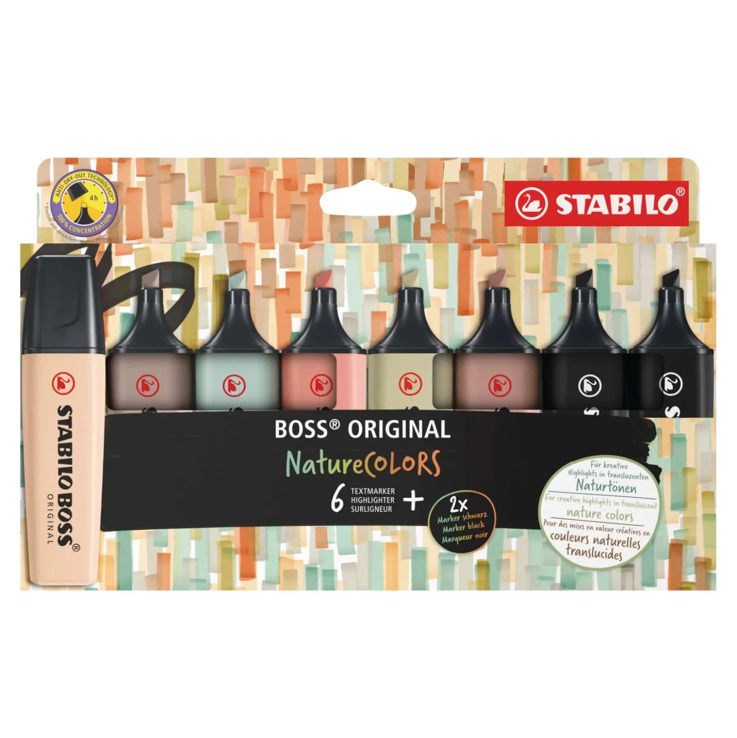 STABILO® BOSS® ORIGINAL NatureCOLORS Textmarker-Sets