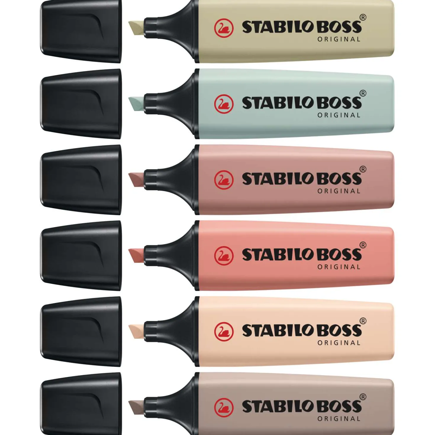 STABILO® BOSS® ORIGINAL NatureCOLORS Textmarker-Sets