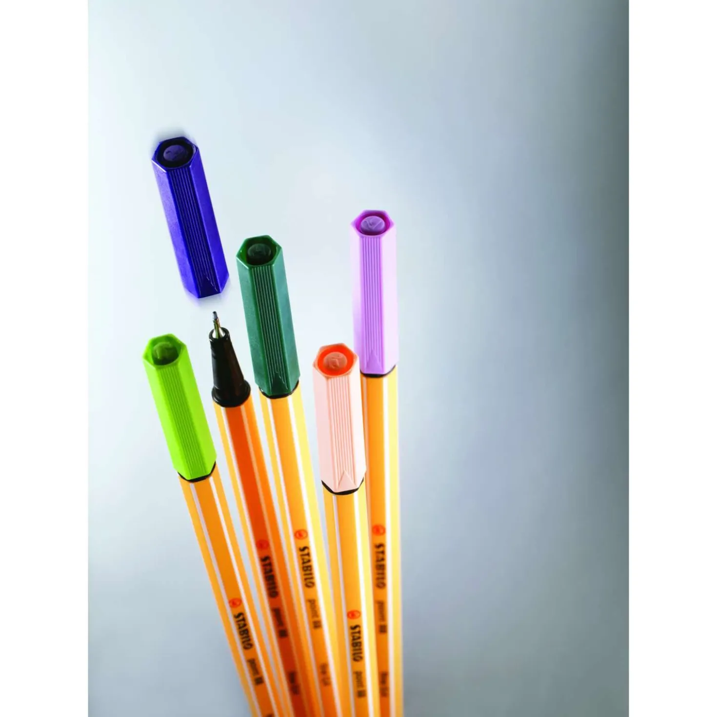 STABILO® point® 88 Zebrui, Kunststoffbox mit 20 Finelinern
