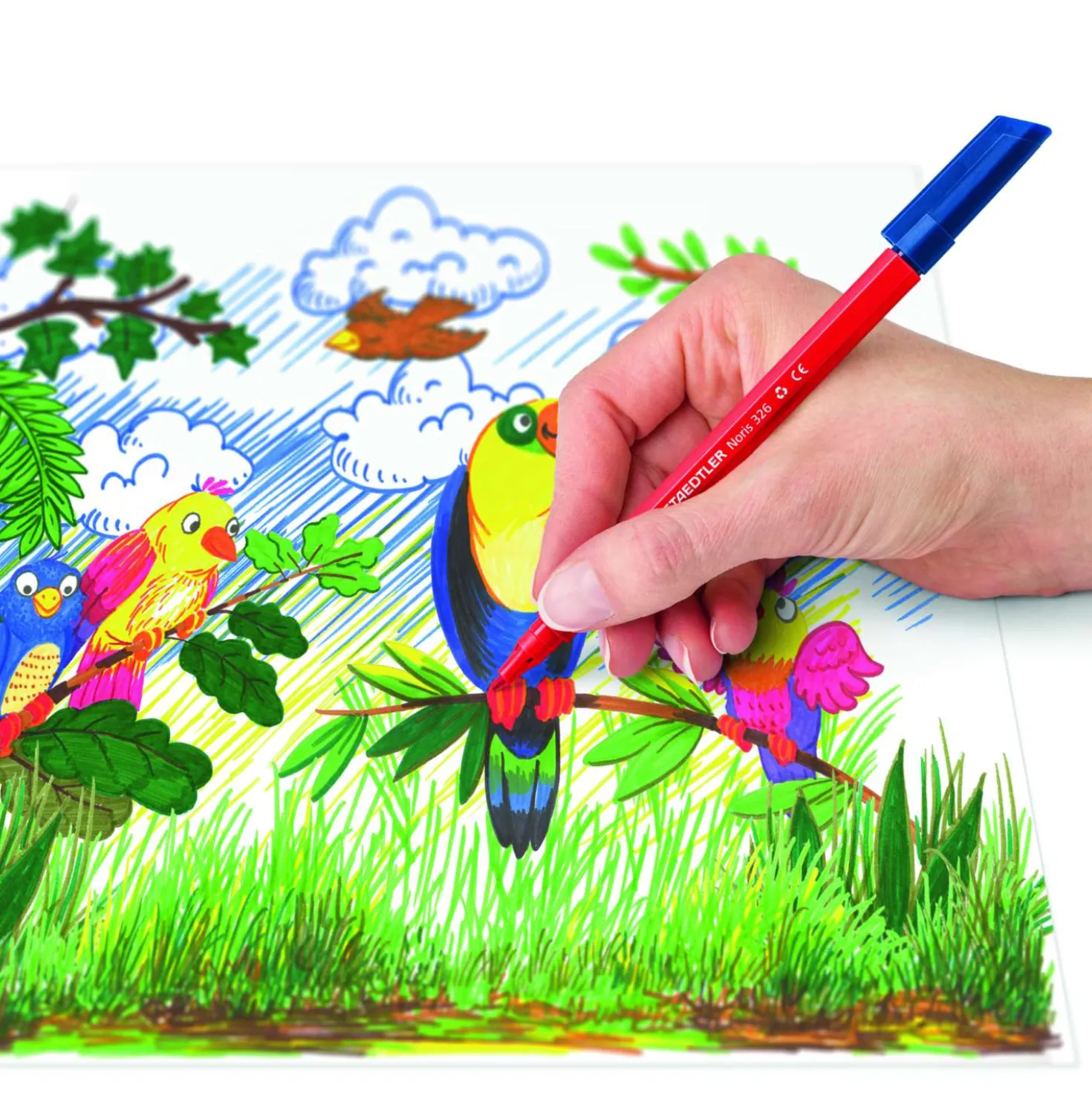 STAEDTLER® Noris® 326 Fasermaler, 20er Set