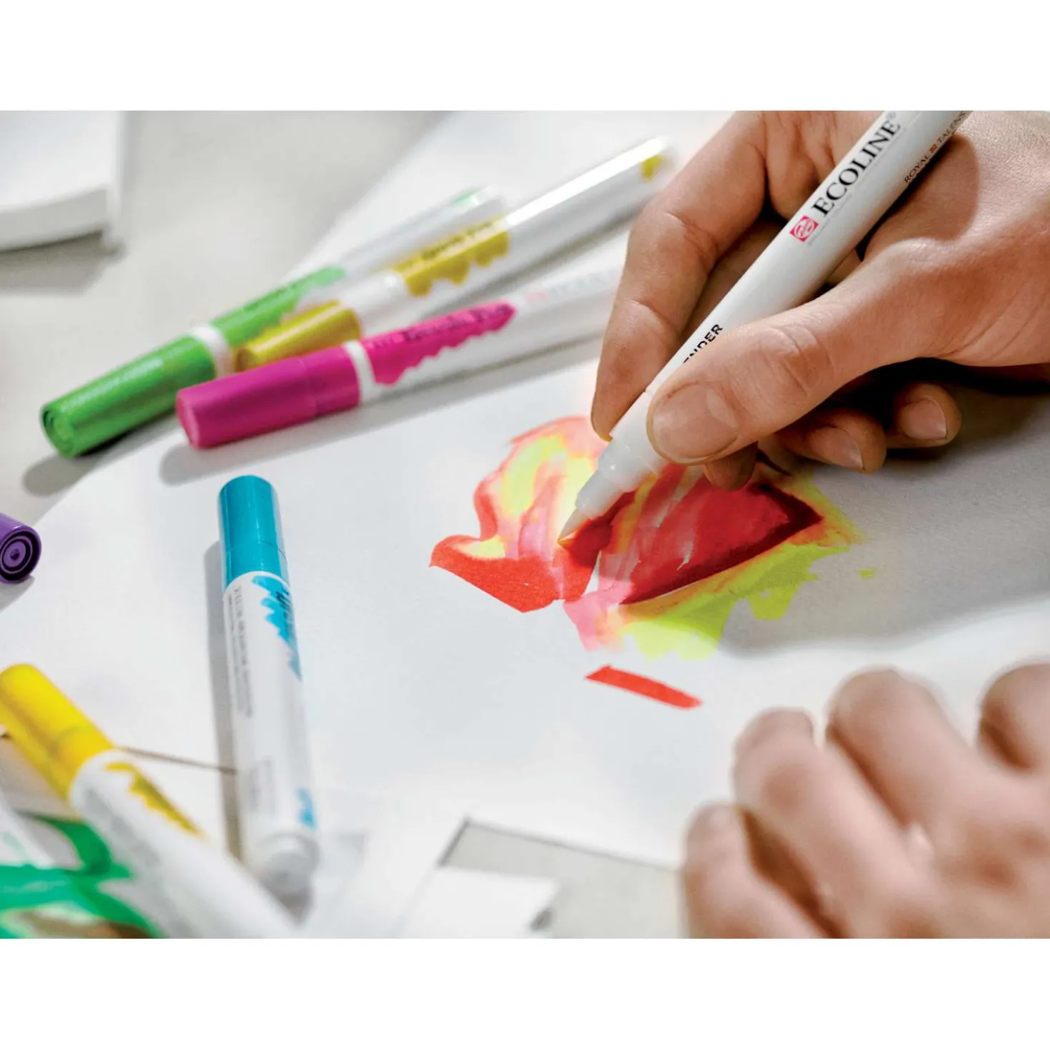 Talens ECOLINE® Brush Pen Marker 10er-Sets