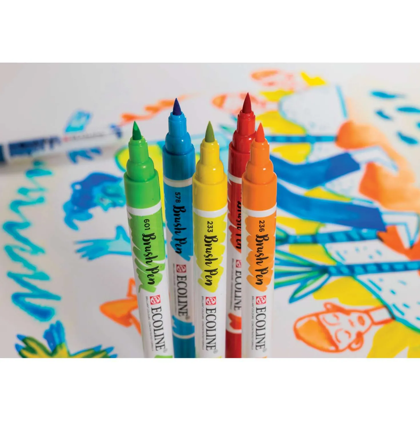 Talens ECOLINE® Brush Pen Marker 10er-Sets