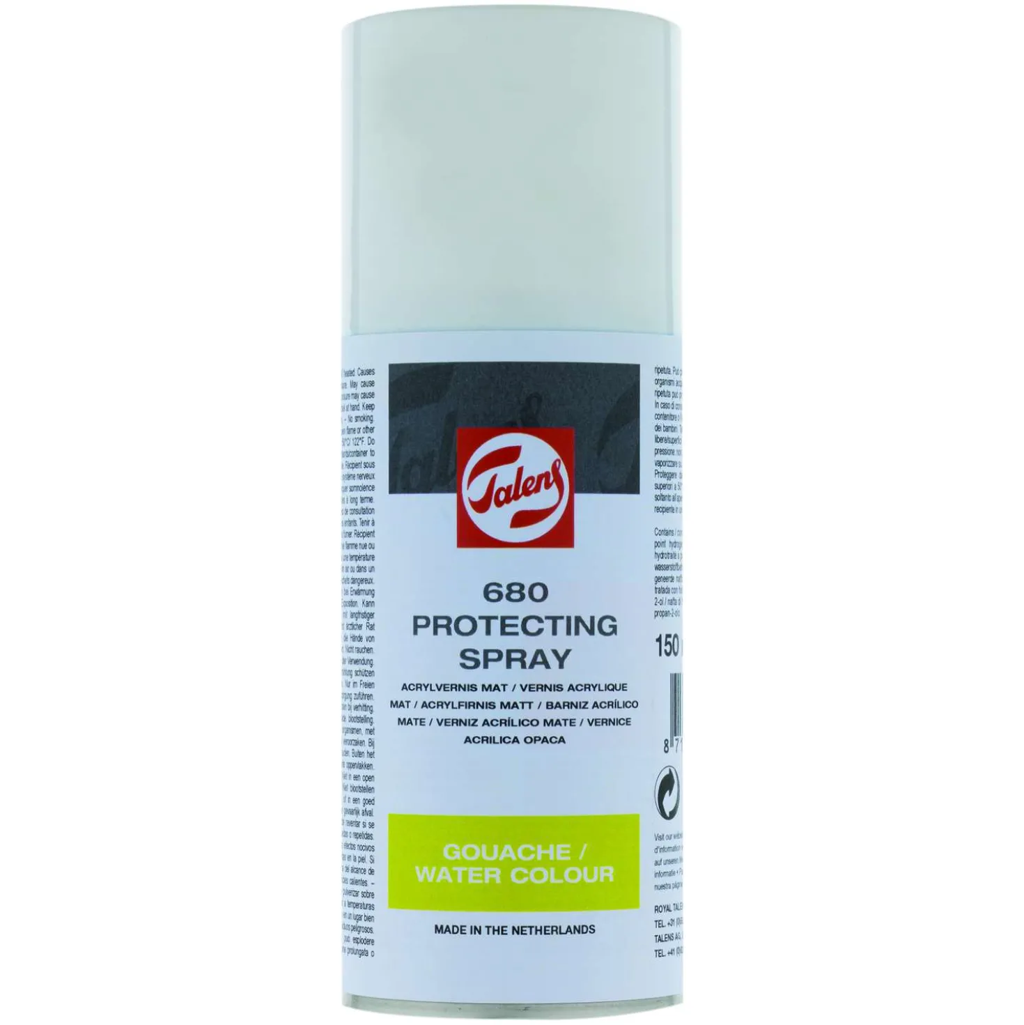 Talens Protecting Spray 680 Acrylfirnis für Gouache / Aquarell