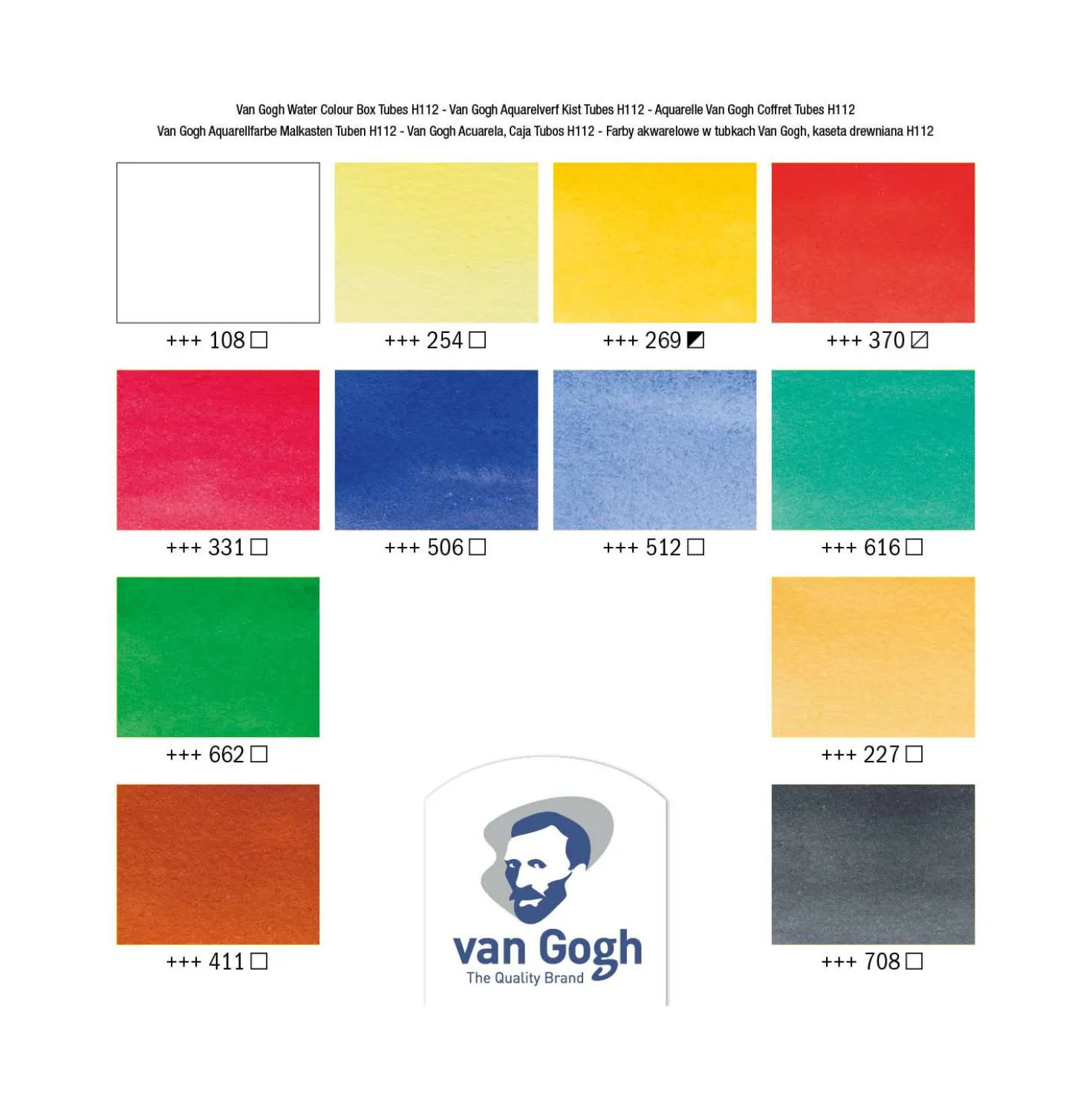 Talens Van Gogh Aquarellholzkasten