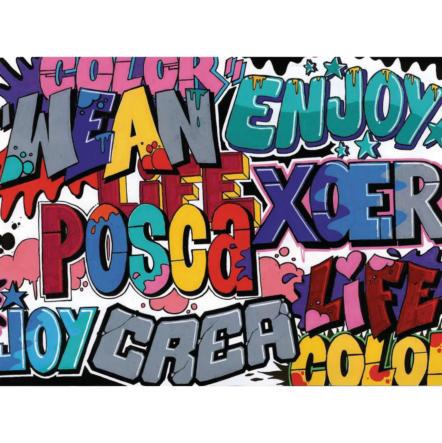 UNI POSCA Marker PC-5M, einzeln