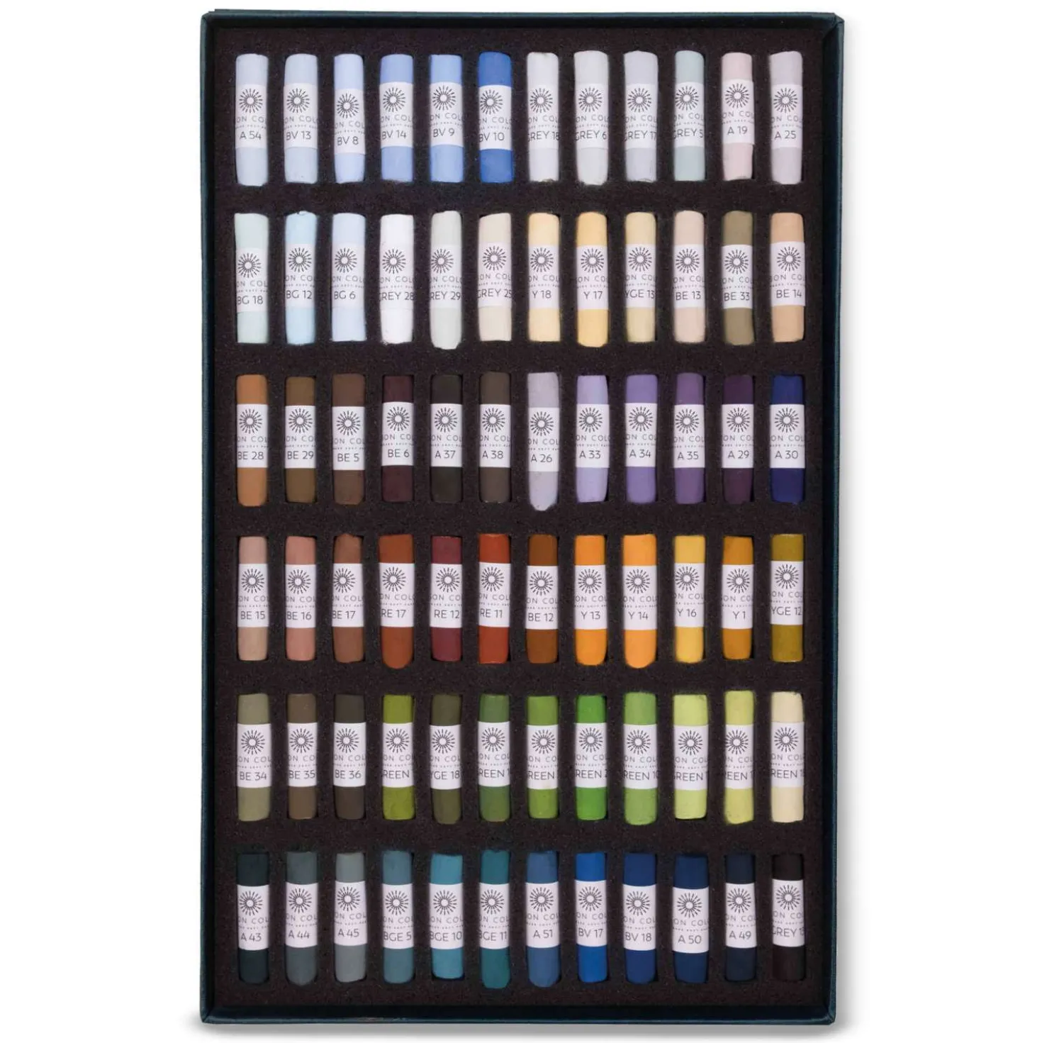 UNISON COLOUR Soft-Pastellkreiden, 72er-Sets, ganze Kreiden