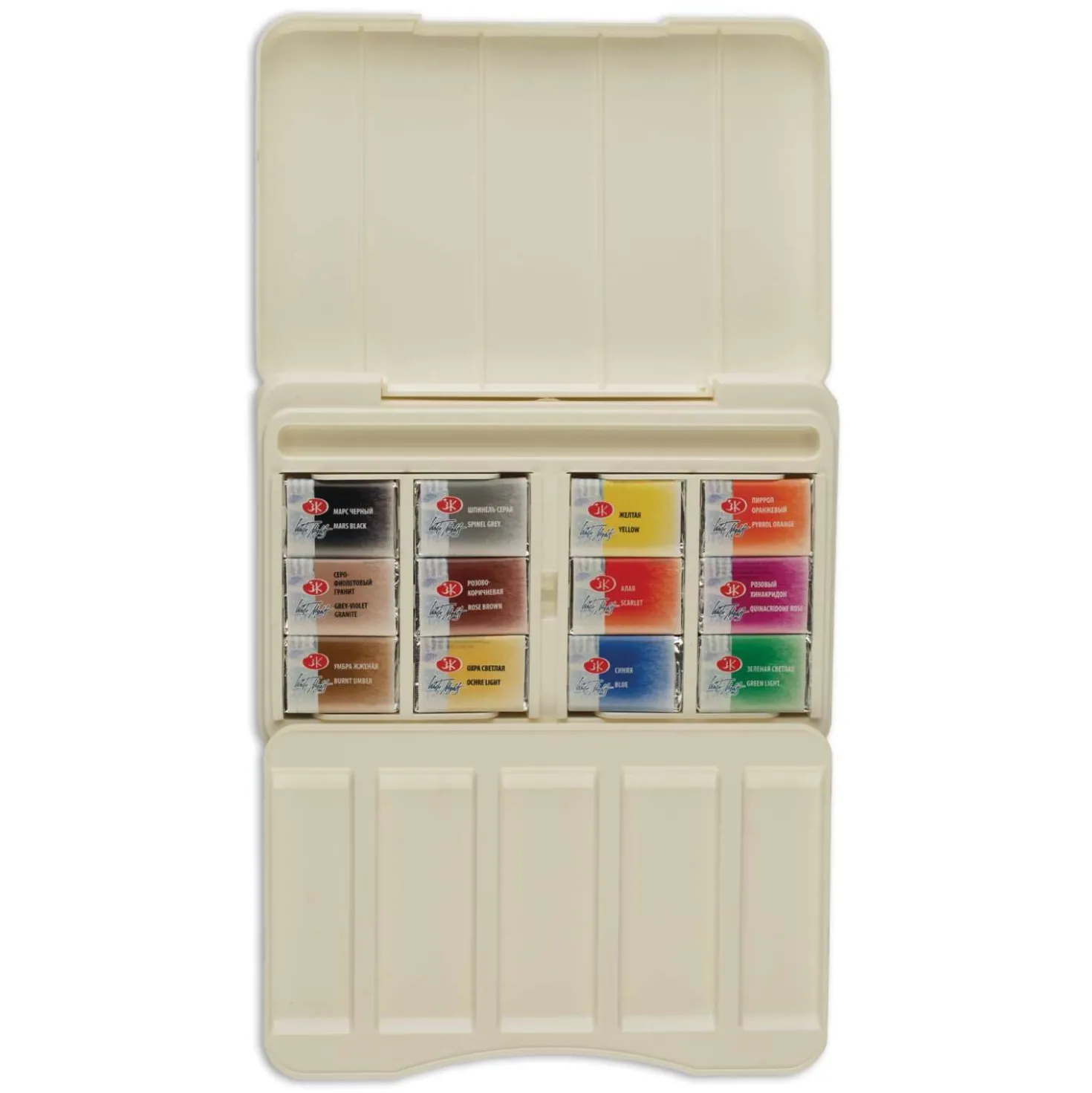 WHITE NIGHTS™ extrafeine Aquarellfarbe "Animalistic", 12er-Set