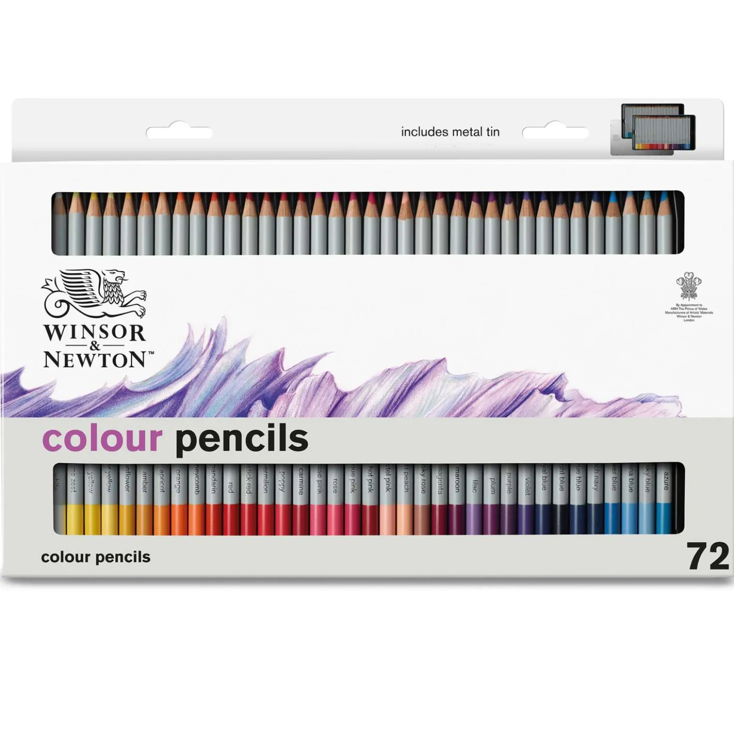 WINSOR & NEWTON™ Farbstift-Set, 72 Stifte