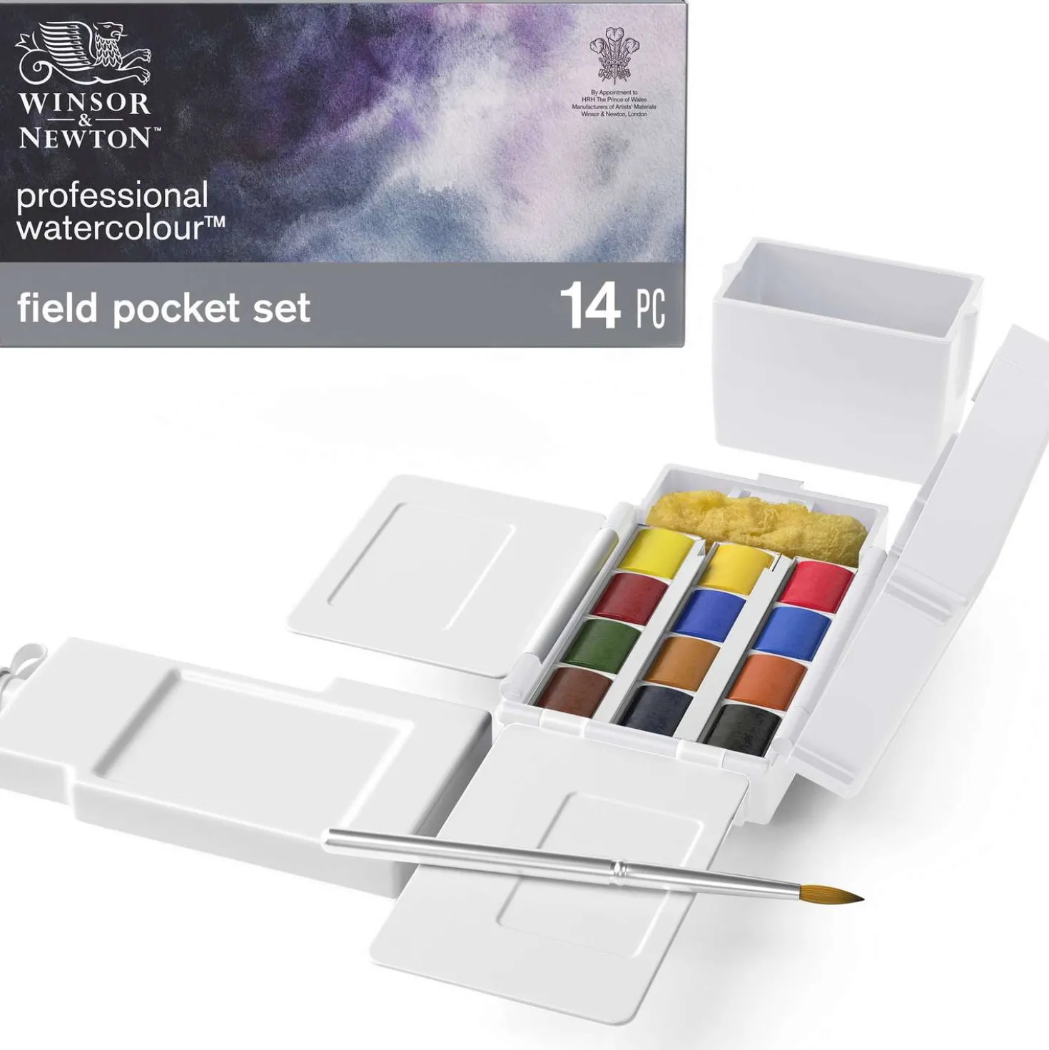 WINSOR & NEWTON™ Professional WATER COLOUR™ Field Pocket Set, Aquarellfarbkasten